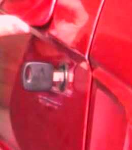 car key stuck in the door